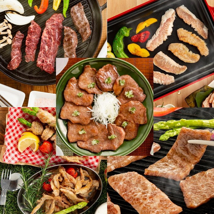 【ふるさと納税】35-40 紋別名物 流氷昆布締め5種のプレミアム食べ比べセット（和牛・タン・牛・豚・鶏）