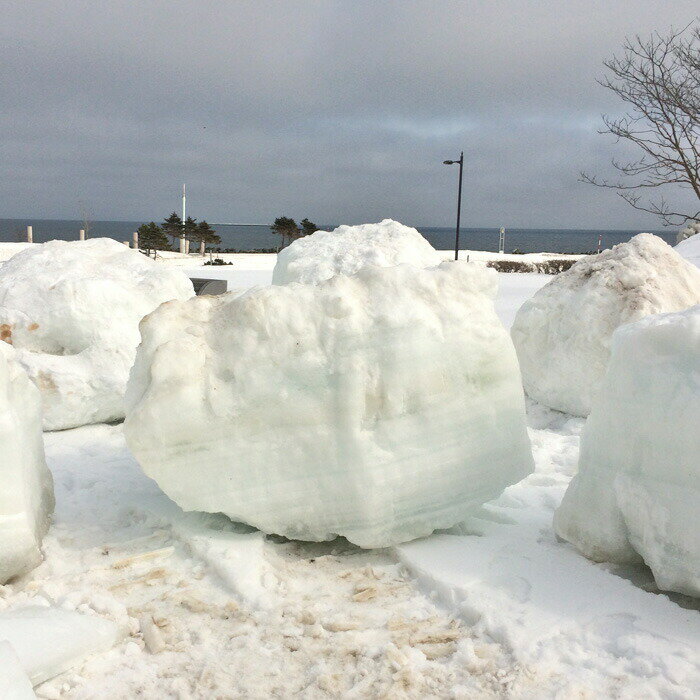 【ふるさと納税】2000-3 オホーツク海の流氷（約1トン）