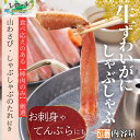 【ふるさと納税】ずわいがに しゃぶしゃぶ | 選べる 山わさび しゃぶしゃぶのタレ付き 高品質 かに 蟹 カニ ズワイ ずわい ズワイガニ ずわい蟹 ズワイ蟹 かにしゃぶ 鍋 グルメ 北海道