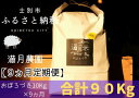 1位! 口コミ数「0件」評価「0」【9ヵ月定期便】E7031　満月農園のおぼろづき（10kg×9ヵ月）