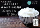 22位! 口コミ数「0件」評価「0」（産直の谷農園）※定期便※　産地直送米「ゆめぴりか」（20kg×6ヵ月）