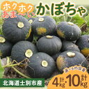 【ふるさと納税】<先行予約受付中!内容量が選べる>北海道士別産 かぼちゃ(計4kg・計10kg)【9月下旬以降 準備ができ次第順次発送】北海道産 国産 カボチャ 南瓜 野菜 煮物 サラダ 天ぷら 甘い 味覚の秋 【吉方農園】