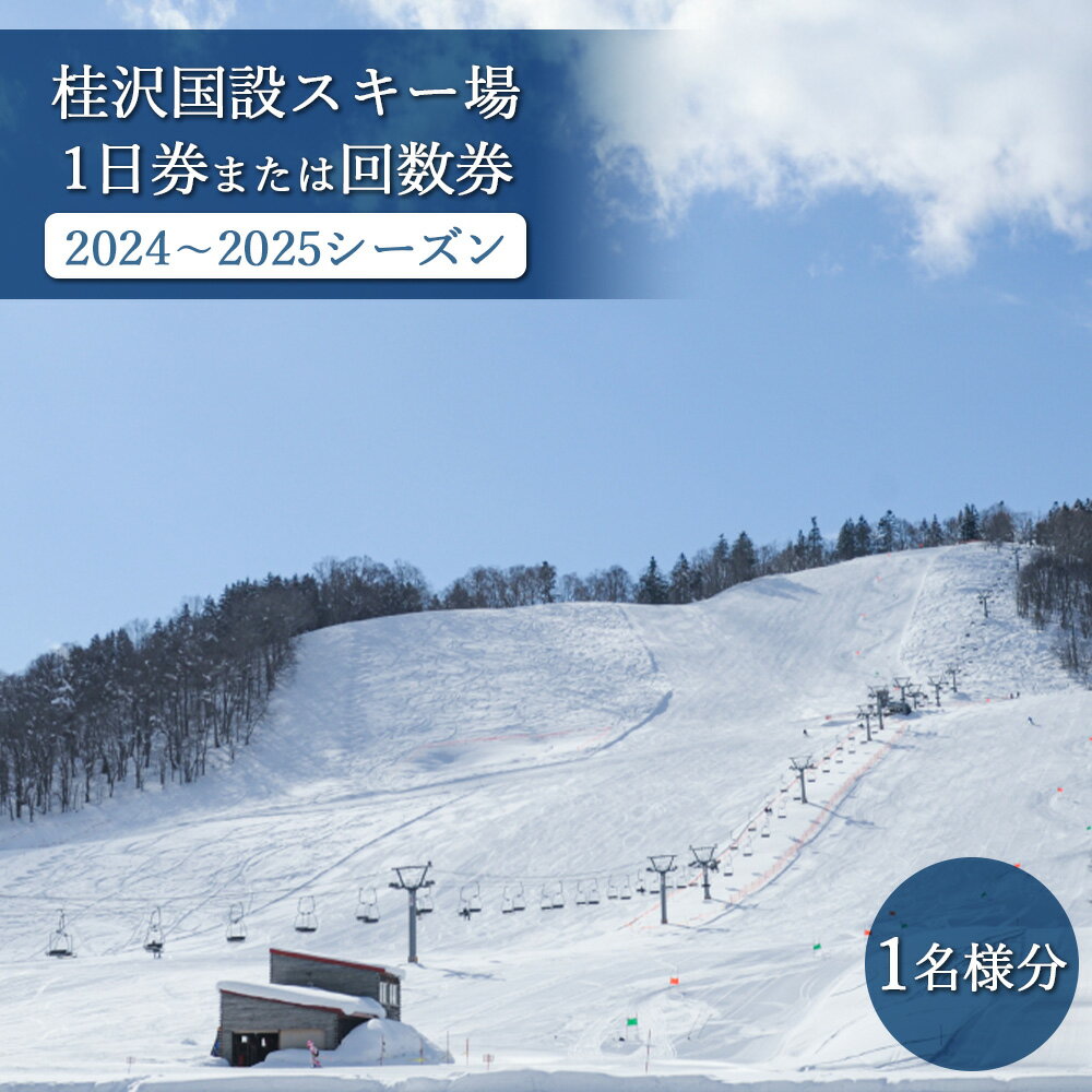 【ふるさと納税】桂沢国設スキー場1日券または回数券(2024～2025シーズン)1名様分【13008】のサムネイル