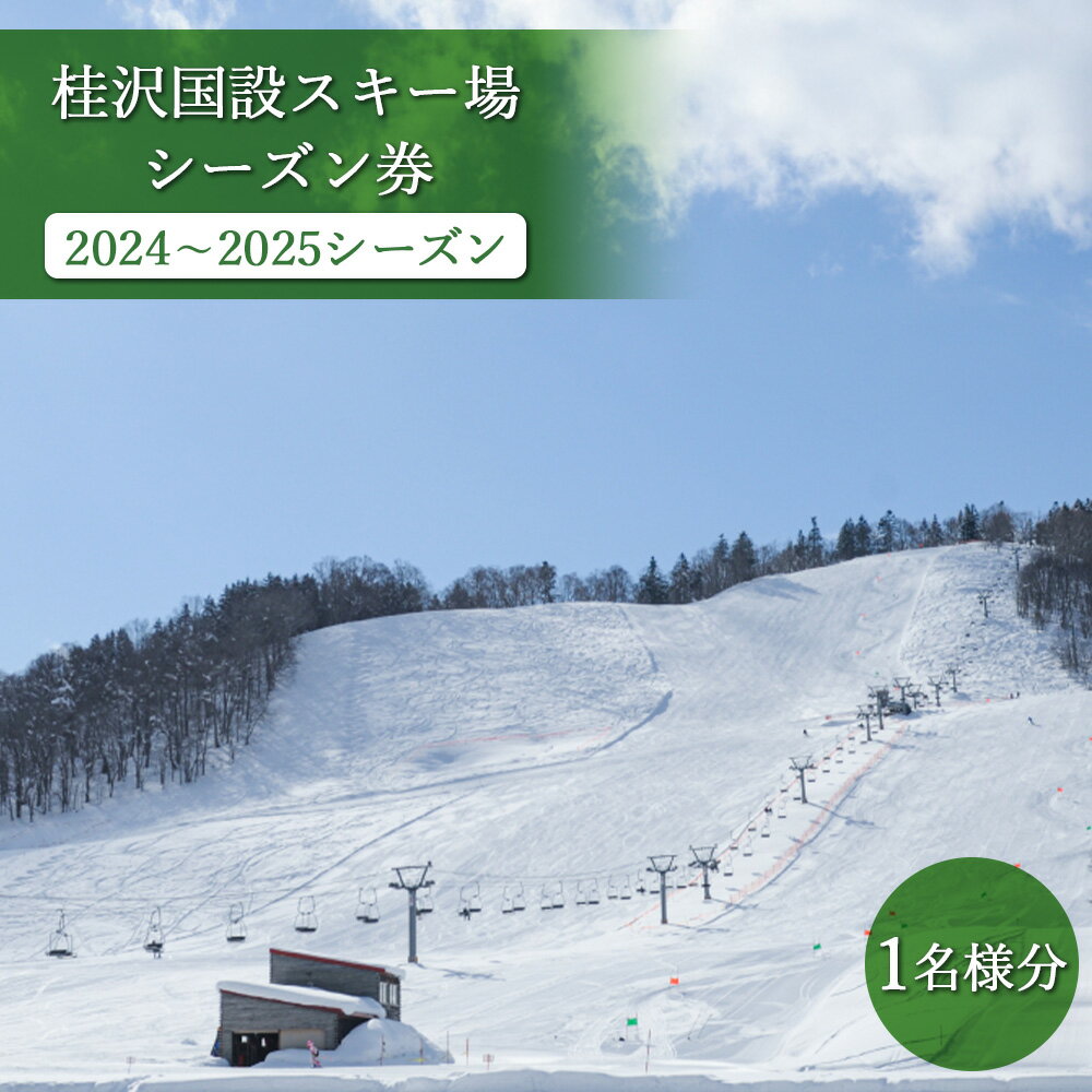 【ふるさと納税】桂沢国設スキー場シーズン券(2024～2025シーズン)大人1名様分【13009】のサムネイル