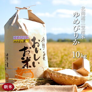 【ふるさと納税】令和7年産 三笠産のおいしい米 ゆめぴりか(10kg)《令和7年10月頃より発送予定》 | ふるさと納税 北海道 三笠 お米 米 精米 新米 10kg ゆめぴりか お取り寄せ ワンストップ マイページ 道の駅みかさ 農家の店 三笠市【2700101】