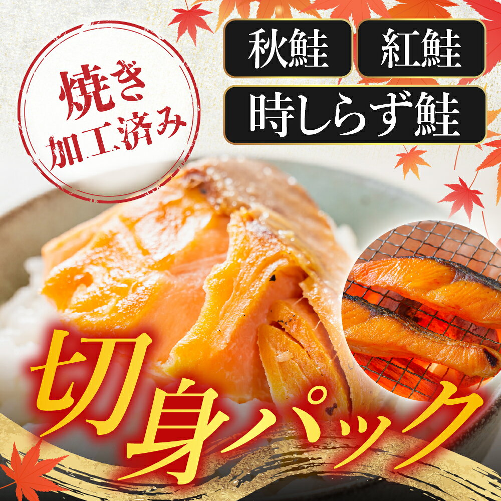 【ふるさと納税】 焼き魚切身食べ比べセット 紅鮭 紅ザケ 紅ざけ 秋鮭 秋ざけ 秋ザケ 時ざけ 時鮭 時ザケ トキシラズ 時しらず 塩鮭 塩ザケ 塩ざけ さけ 鮭 サケ 魚 さかな サカナ グルメ 海鮮 切り身 北海道 根室市 G-42015 f012238-nemuro-10007575 北海道根室市 サンプル画像2
