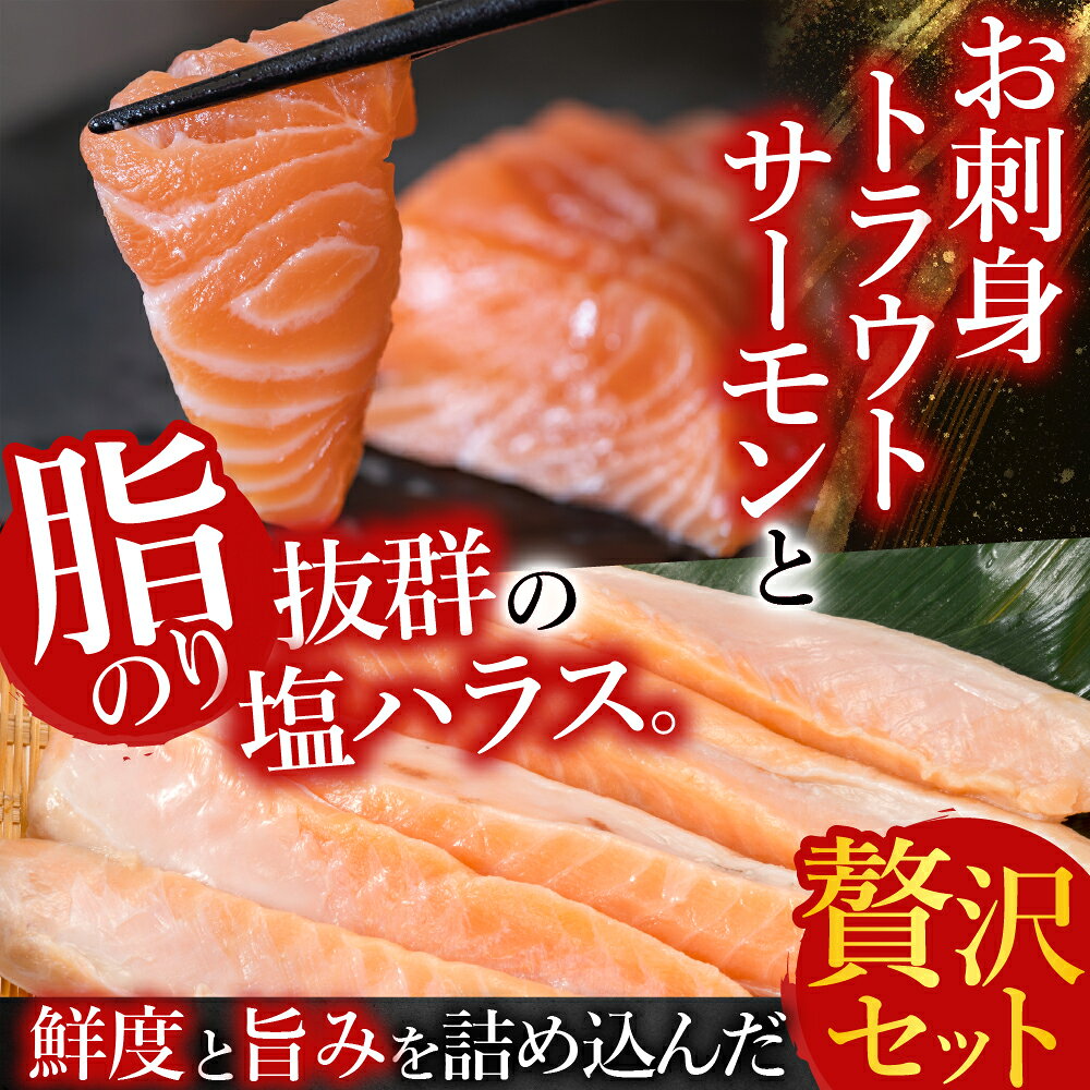 【ふるさと納税】 お刺身トラウトサーモン 1.5kg＆塩サーモンハラス 1.1kg 鮭 さけ サケ しゃけ シャケ 魚 さかな サカナ お取り寄せ グルメ 海鮮 焼き魚 ハラミ 刺身 北海道 根室市 ふるさと納税 B-09027 f012238-nemuro-10003923 北海道根室市 サンプル画像2