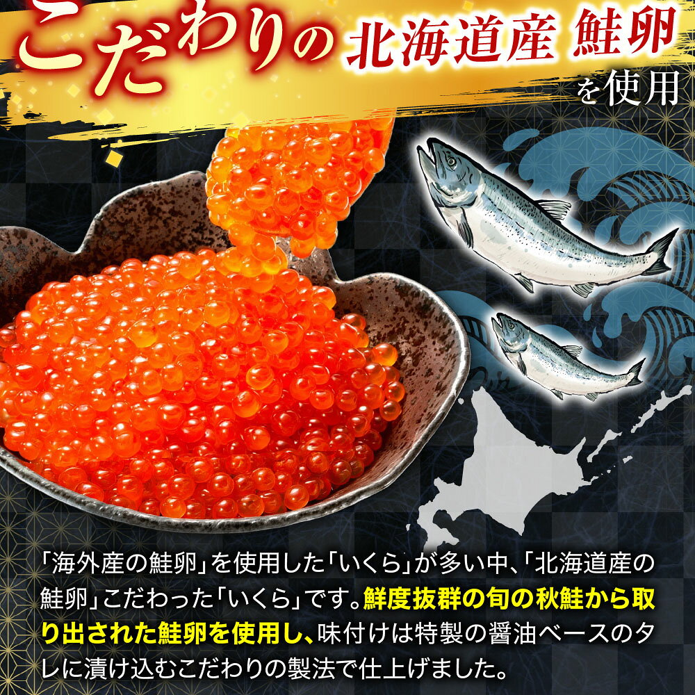 【ふるさと納税】 秋鮭いくら 100g × 6P ( 計 600g ) イクラ 醤油 醤油漬 醤油漬け 魚卵 鮭卵 鮭 さけ サケ しゃけ シャケ 魚 さかな サカナ 秋鮭 秋ざけ 秋ザケ あきざけ アキザケ グルメ 海鮮小分け 北海道 根室市 D-24001 f012238-nemuro-10003630 北海道根室市 サンプル画像3