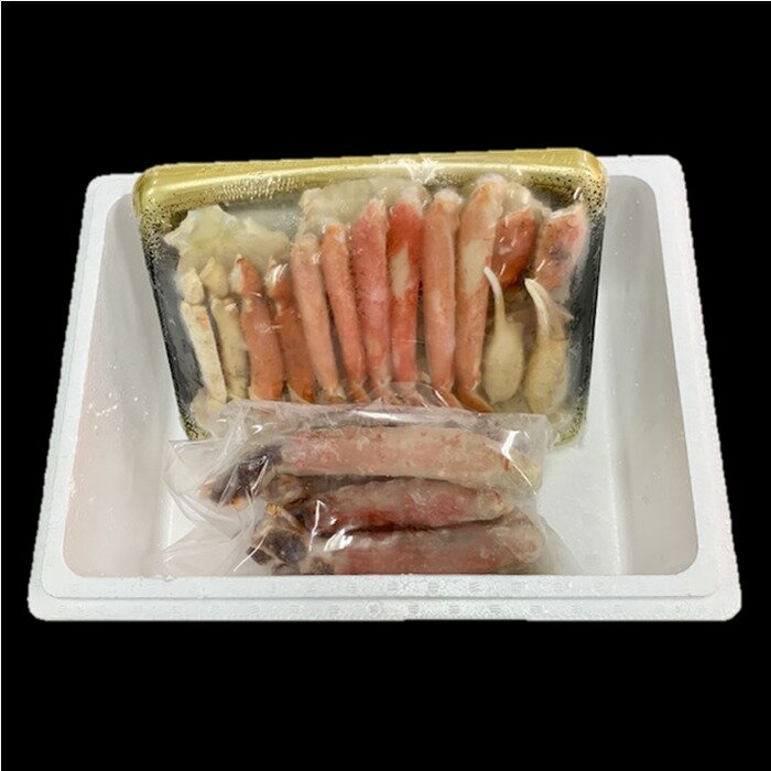 【ふるさと納税】【12月21日決済確定分まで年内配送】 カット済みずわいがにと生冷たらばがに棒肉ポーション ズワイ ずわい ズワイガニ ズワイ蟹 ずわい蟹 たらば タラバ タラバガニ たらば蟹 タラバ蟹 かに カニ 蟹 お取り寄せ グルメ 海鮮 北海道 根室市 C-01021