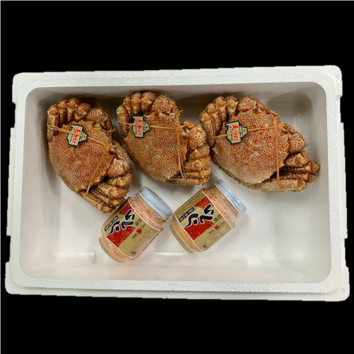 【ふるさと納税】[北海道根室産]毛がにと醤油いくら D-01052