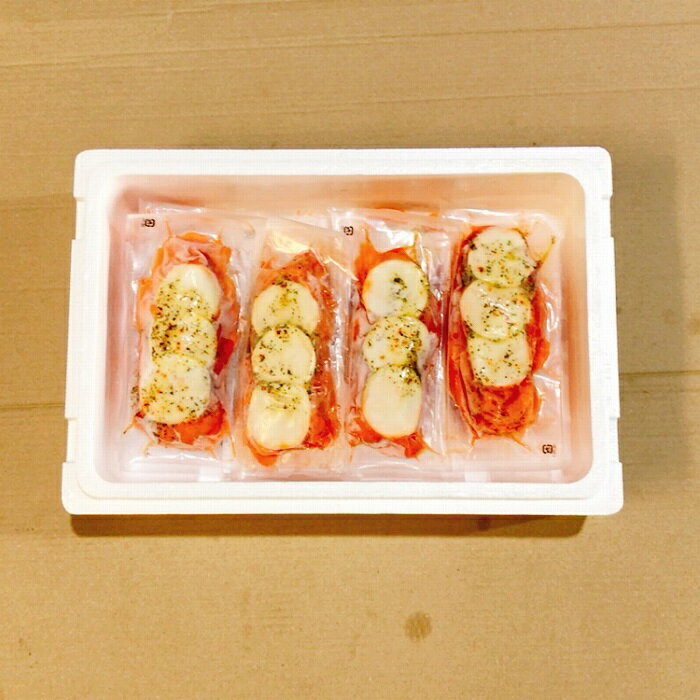 【ふるさと納税】【12月14日決済確定分まで年内配送】 スモークサーモンカプレーゼ 8 ~ 12P ( 計 1.5kg ) ( 小分け真空 ) 鮭 さけ サケ しゃけ シャケ 魚 さかな サカナ グルメ 海鮮 北海道牛乳 モッァレラ モッァレラチーズ チーズ バジル 北海道 根室市 F-09010