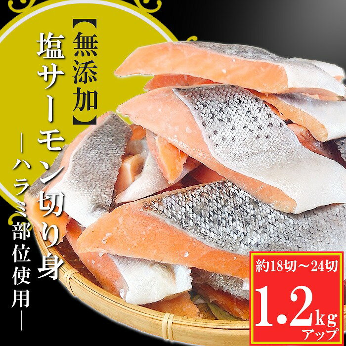 無添加塩サーモン切身 選べる 1.2kg 〜 4kg 海鮮 北海道 根室市