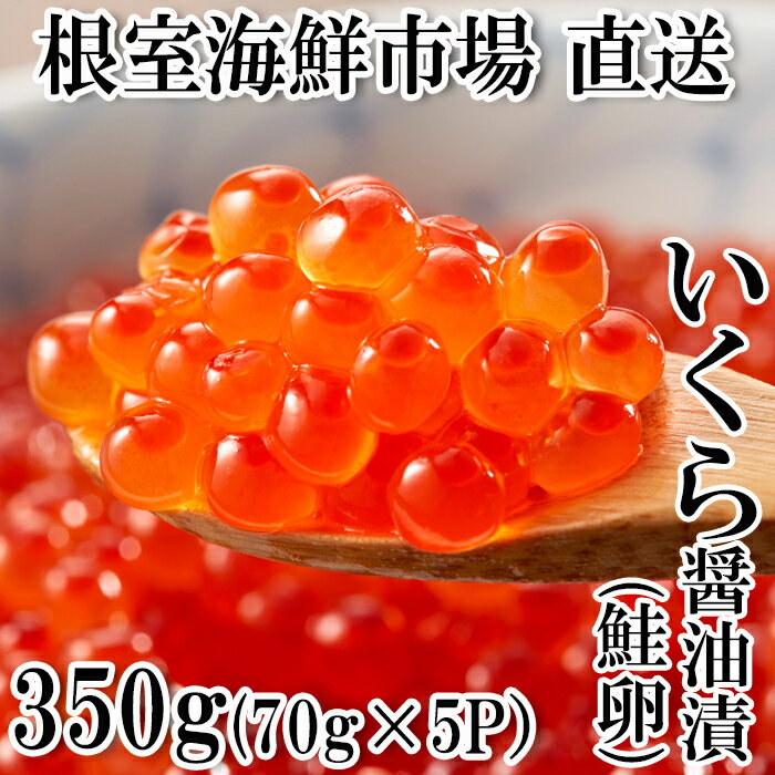 【ふるさと納税】いくら醤油漬け(鮭卵)70g×5P(計350