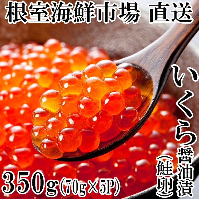 【ふるさと納税】いくら醤油漬け 鮭卵 70g 5P 計350g A-14005