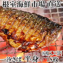 【ふるさと納税】 一汐さば半身 6 枚 × 3P ( 計 18 枚 ) 鯖 サバ 魚 さかな サカナ お取り寄せ グルメ 海鮮 半身 焼き魚 北海道 根室市 ふるさと納税 A-14104