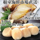 【ふるさと納税】刺身用ほたて貝柱300g・銀だら西京漬け6切(3切×2P) A-14220
