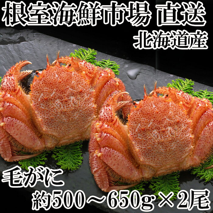 【ふるさと納税】ボイル毛がに約500～650g×2尾 B-14092のサムネイル
