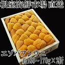 【ふるさと納税】エゾバフンウニ(黄系)160〜170g×2折 D-14043