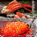 【ふるさと納税】ボイルたらばがに脚約1.8〜2kg×1肩、いくら醤油漬け(鮭卵)200g×2P D-14059