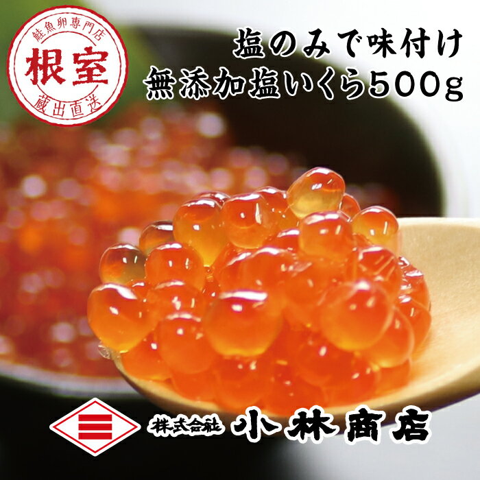 【ふるさと納税】無添加塩いくら500g B-16083