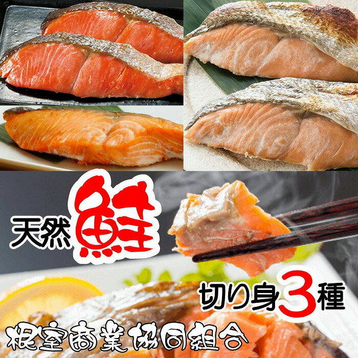 【ふるさと納税】【12月10日決済確定分まで年内配送】 天然鮭切り身 3 種 ( 秋鮭・時鮭・紅鮭 ) 選べる 計 3P 計 5P 鮭 さけ サケ しゃけ シャ...
