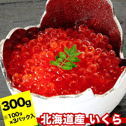 秋鮭いくら醤油漬け100g×3P(計300g) A-24019