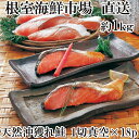 【ふるさと納税】根室海鮮市場<直送>甘汐天然沖獲れ鮭1切×18P(約1kg) A-28135