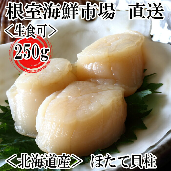 【ふるさと納税】＼漁業者応援品／根室海鮮市場＜直送＞お刺身用ほたて貝柱 選べる 250g 500g ホタテ 帆立 ホタテ貝 帆立貝 貝 かい カイ 北海道 根室市