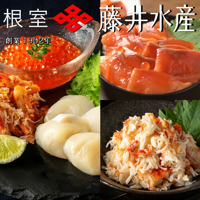 【ふるさと納税】【12月21日決済確定分まで年内配送】 [北海道根室産] 海鮮 5 種詰合せ ( いくら、たらばがに、花咲がに、ほたて、サーモン ) ホタテ ほたて貝柱 帆立 帆立貝柱 ホタテ貝柱 貝柱 花咲蟹 花咲 花咲かに たらば蟹 タラバ蟹 鮭 さけ サケ イクラ 醤油漬 F-42019