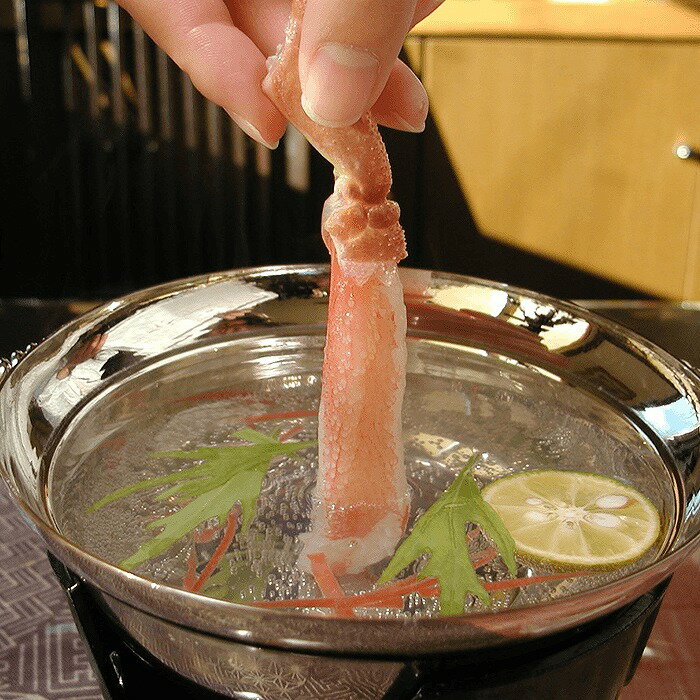 生でも食べれるズワイかにしゃぶセット