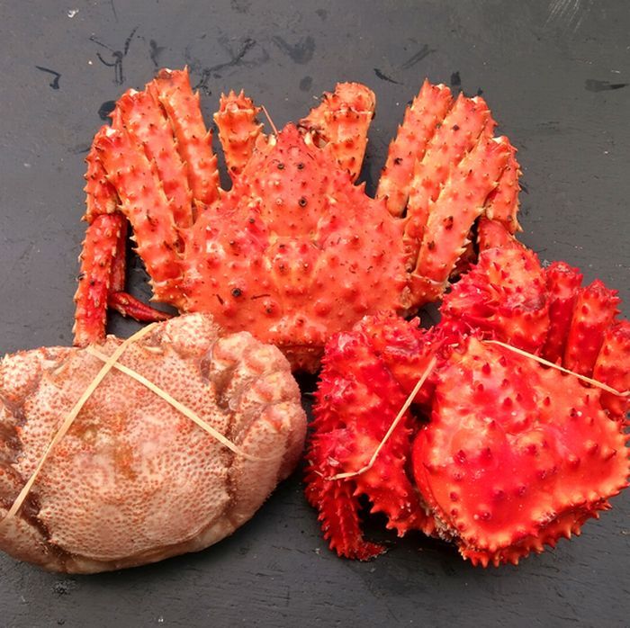 【ふるさと納税】【12月21日決済確定分まで年内配送】 本タラバガニ 1 尾・花咲ガニ 1 尾・毛ガニ 1 尾の 3 種詰合せ ( 計 1.3kg 前後 ) 花...