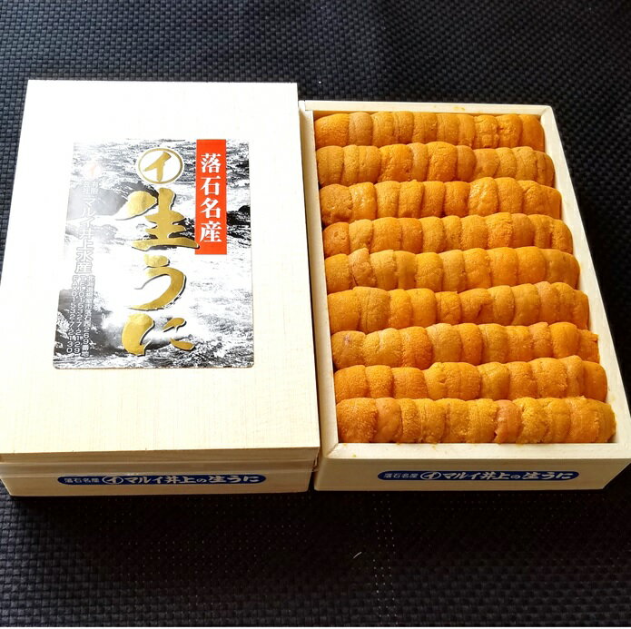 【ふるさと納税】[北海道根室産]冷凍エゾバフンウニ並べ詰め150g×1折 D-71052のサムネイル