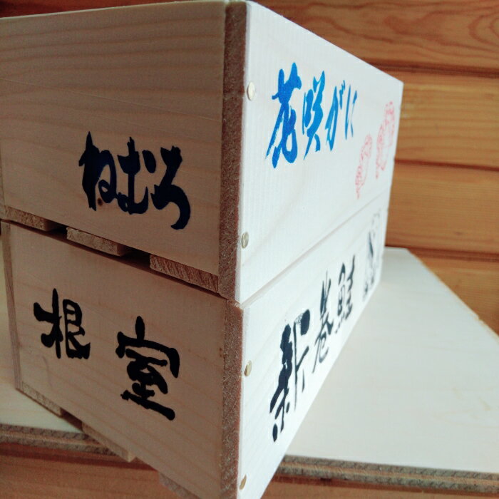 【ふるさと納税】魚箱風ティッシュケース[花咲がに(リアル)・新巻鮭] A-98009