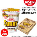 【ふるさと納税】 【定期便12か月】日清 カレーヌ−ドル★1箱(20食入)ラーメン麺 即席麺 麺類 ラーメン カップ麺 インスタント 麺類 カップラーメン ギフ...