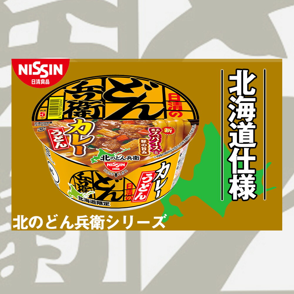 【ふるさと納税】 日清 北のどん兵衛 カレーうどん 北海道仕様24個 うどん インスタントラーメン麺 即席麺 麺類 ラーメン カップ麺 インスタント 麺類 カップラーメン 【北海道千歳市】ギフト ふるさと納税