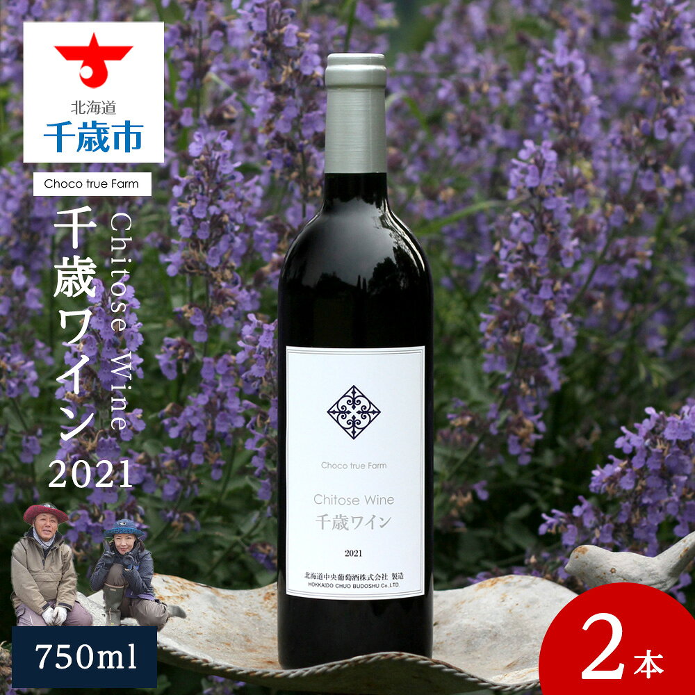 千歳ワイン2021（Chitose Wine）750ml 2本※ギフトボックス無しワイン 酒 お酒 ギフト 千歳 北海道 フィールドワイン ワイン 赤ワイン 赤 千歳ワイン 北海道ふるさと納税 千歳市 ふるさと納税【北海道千歳市】ギフト ふるさと納税