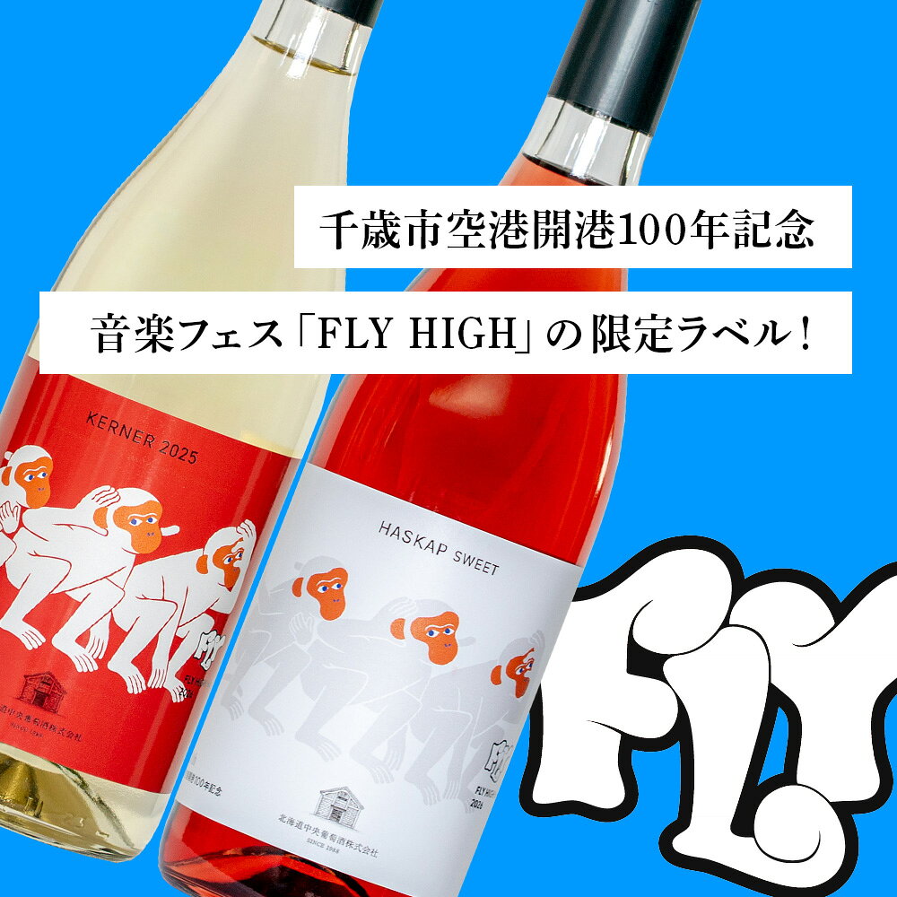 【ふるさと納税】【数量限定】【限定ラベル】ケルナー2025＆ハスカップスイート 720ml×各1本（2本セット）化粧箱入りお酒 フェス コラボ ギフト 箱 白ワイン 辛口 フルーツワイン 甘口 北海道ふるさと納税 千歳市 ふるさと納税【北海道千歳市】ギフト ふるさと納税