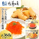 【ふるさと納税】 いくら(塩味)180gとひとくち数の子松前180g〈佐藤水産〉魚貝類 いくら 魚卵 塩いくら いくら 塩味 生いくら 数の子 カズノコ 松前漬け 北海道ふるさと納税 千歳市 ふるさと納税【北海道千歳市】ギフト ふるさと納税