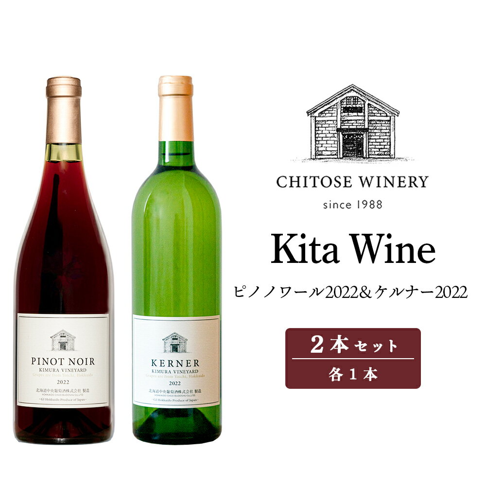 【ふるさと納税】ワイン ヴィンテージ 【数量限定】 飲み比べ 750ml×2本 セット お酒 アルコール ギフト 箱 ワイナリー 赤ワイン 白ワイン 辛口 ピノノワール 2021 ケルナー2022 北海道 北海道ふるさと納税 千歳市 ふるさと納税【北海道千歳市】ギフト ふるさと納税