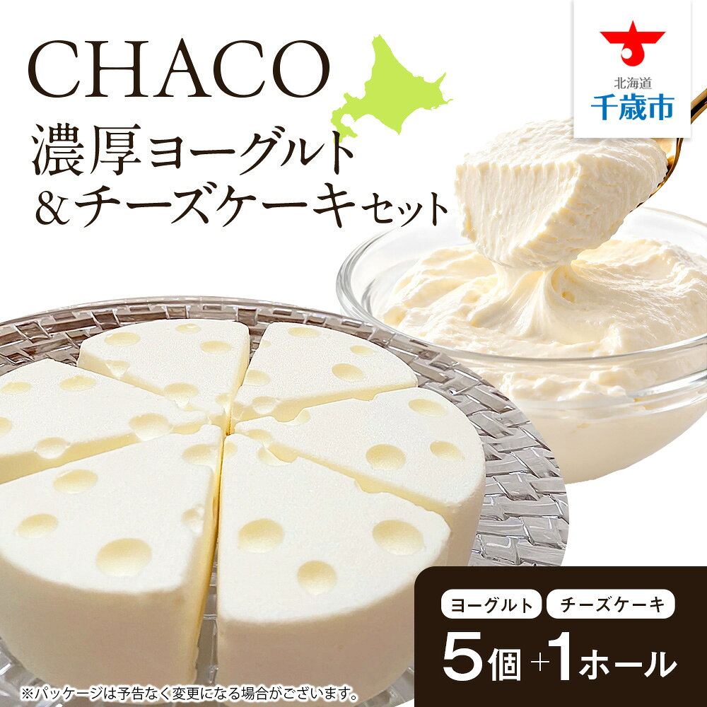 濃厚ヨーグルト5個 チーズケーキセット