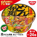 【ふるさと納税】日清 北のどん兵衛 カレーうどん 北海道仕様 選べる12個・24個 うどん インスタントラーメン麺 即席麺 麺類 ラーメン カップ麺 インスタント 麺類 カップラーメン 【北海道千歳市】ギフト ふるさと納税