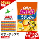 【ふるさと納税】カルビーポテトチップス<うすしお> 選べる1箱・2箱(1箱16袋入) 《北海道工場製造》 スナック お菓子 北海道 千歳 ポテチ ポテトチップス 北海道ふるさと納税 千歳市 ふるさと納税【北海道千歳市】 ギフト ふるさと納税