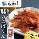 【ふるさと納税】とばくん 選べる1袋〜5袋 1袋100g 《 佐藤水産 》おつまみ 酒の肴 プレゼント おやつ ちっぷ 乾燥 シャケ 北海道つまみ 肴 珍味 鮭...