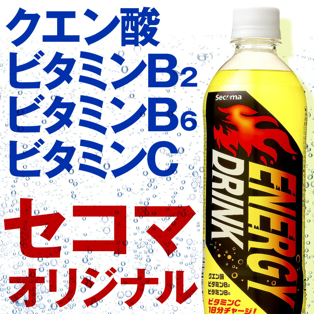 【ふるさと納税】セコマ エナジードリンク 500ml 24本 1ケース 北海道 千歳製造 飲料 炭酸 ペットボトル セイコーマートソフトドリンク 炭酸 セコマ 飲料類 炭酸飲料【北海道千歳市】ギフト ふるさと納税