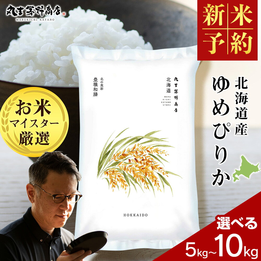 [新米予約]令和8年度産 令和7年度産 北海道産ゆめぴりか 選べる5kg〜10kg 鮮度保持パック対応米 お米 北海道産米 ゆめぴりか 鮮度保持パック 米 北海道米 北海道産 北海道千歳市ギフト ふるさと納税