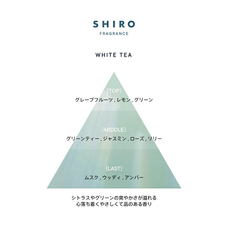 【ふるさと納税】SHIRO　ホワイトティー オードパルファン [01460]