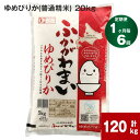 21位! 口コミ数「0件」評価「0」《先行予約》【2024年10月上旬より発送開始】 【6回定期便】北海道 深川市産 ゆめぴりか(普通精米) 20kg (5kg×4袋) ×6回･･･ 