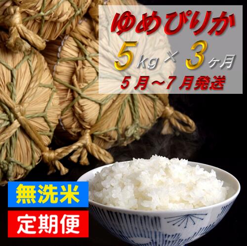 100 本物保証 ふるさと納税 北海道米 無洗米ゆめぴりか5kg 3回定期便 5月 7月 北海道深川産 3ヶ月定期 お米 定期便 特a 海外正規品 Hokueikensetsu Jp