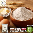 【ふるさと納税】北海道産 ゆめちから 強力粉 【全粒粉】 合計 3kg または 5kg 1kg×3袋 1kg×5袋 国産 小麦粉 強力粉 強力小麦粉 パン パン...
