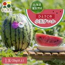 【ふるさと納税】【2026夏発送】ひとりじめ小玉すいか 1玉【配送不可地域:離島・沖縄県】【1318921】